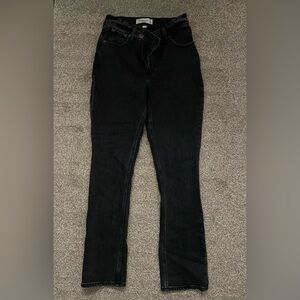 Abercrombie & Fitch 90s Slim Straight Ultra High Rise Jeans (Curve Love)